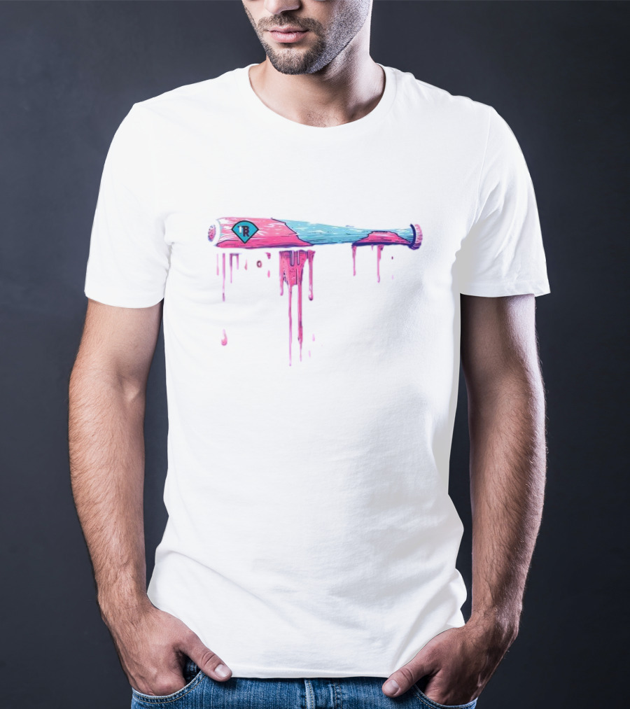 Baseball Bat TR With Sprinkles Drip T-Shirt