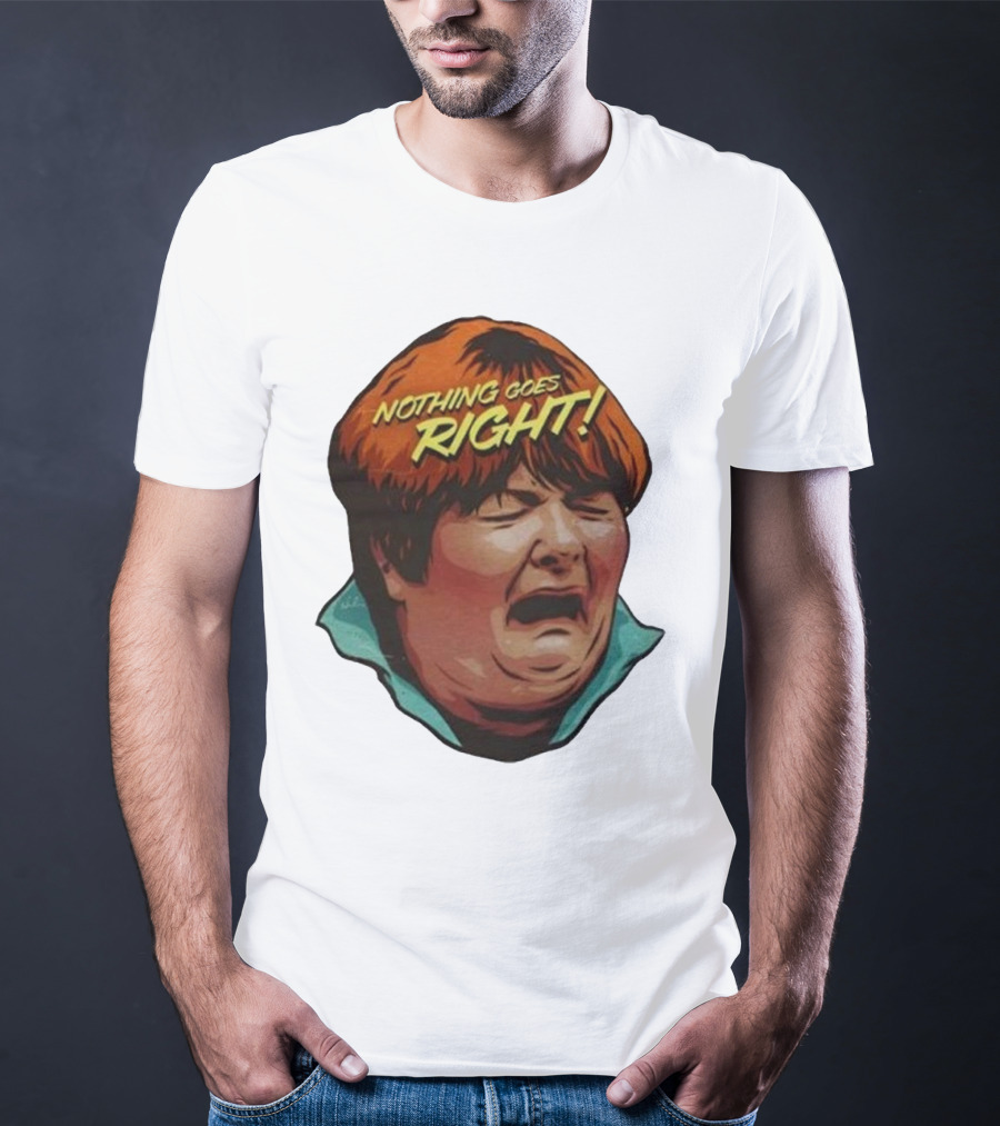 Nordacious Nothing Goes Right Scream Face T-Shirt