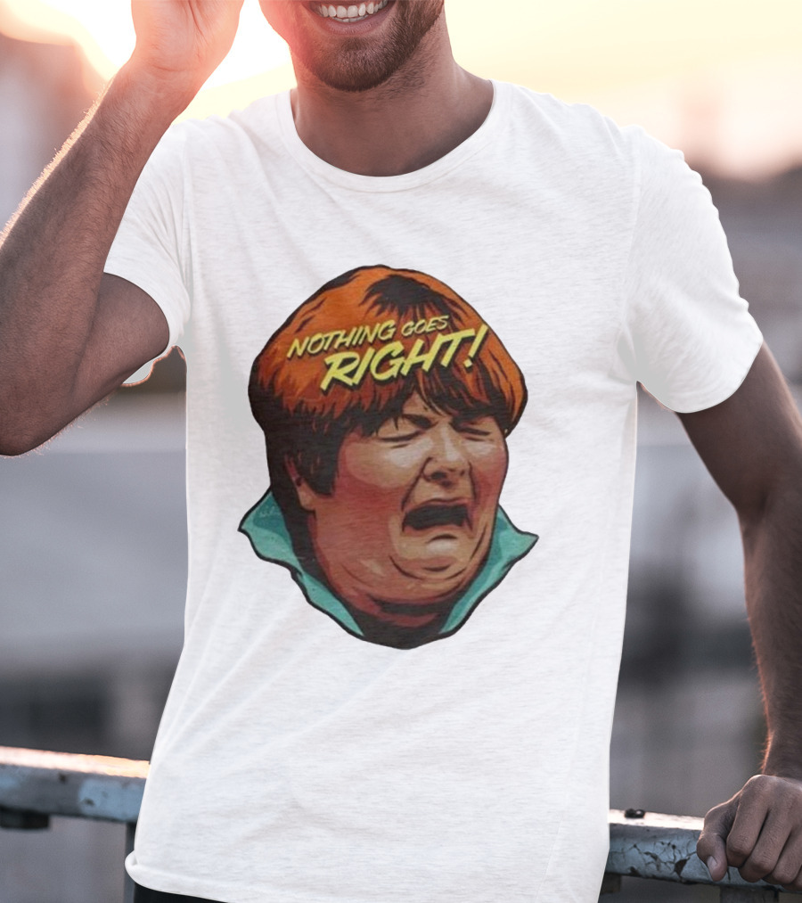 Nordacious Nothing Goes Right Scream Face T-Shirt