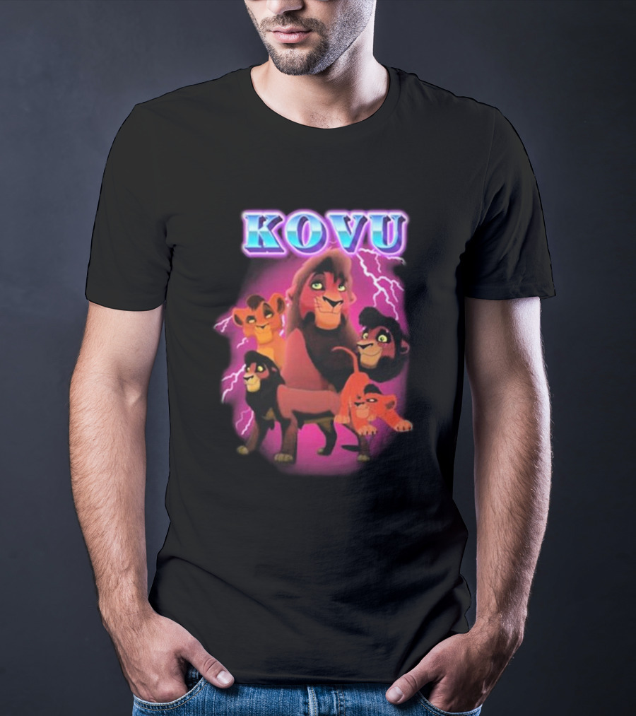 Kovu Lion King 2 Characters Purple Lightning Scene T-Shirt