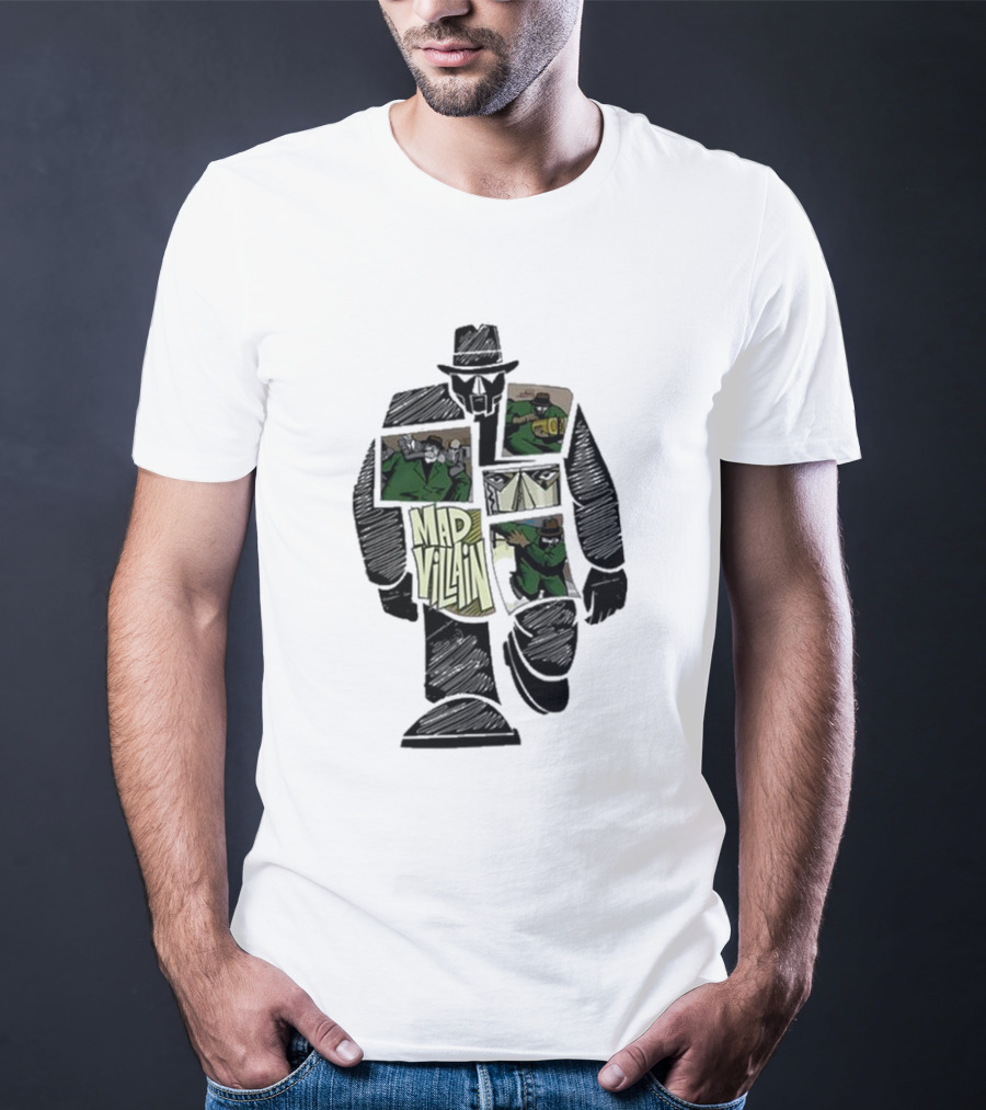 MF DOOM Madvillain Comic Style Striking T-Shirt
