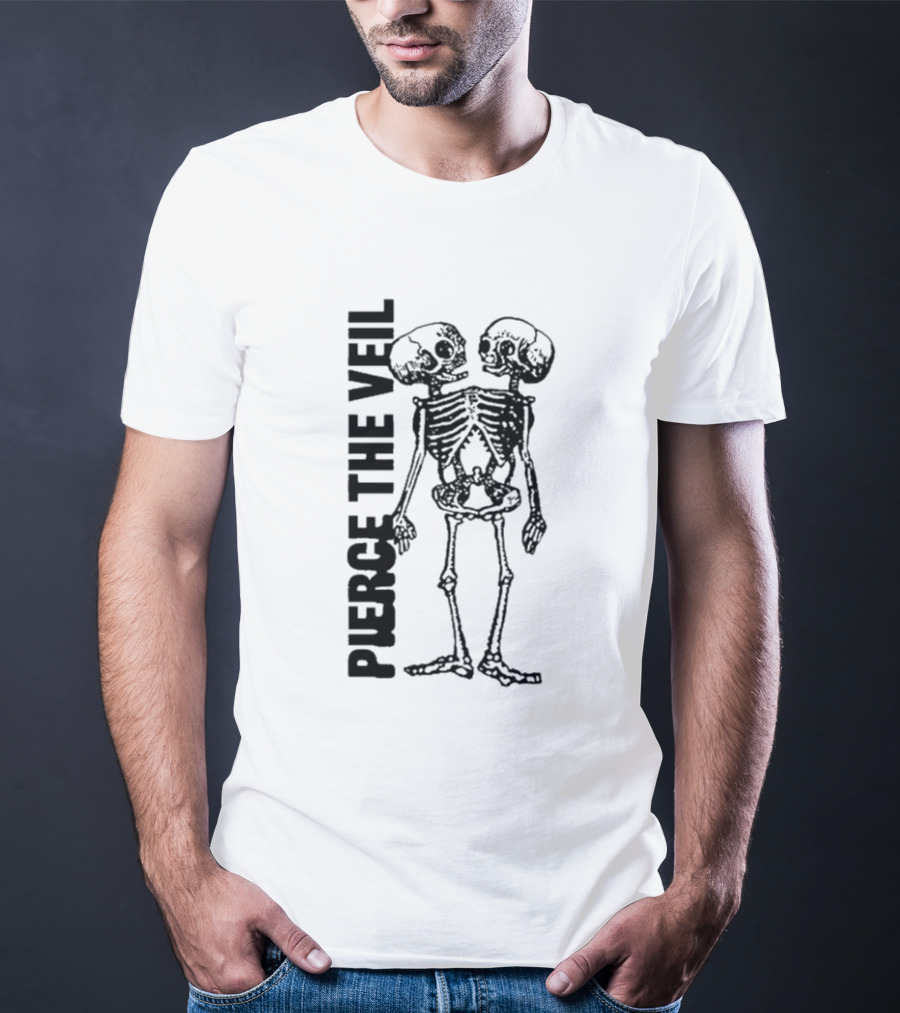 Pierce The Veil Conjoined Skeleton T-Shirt