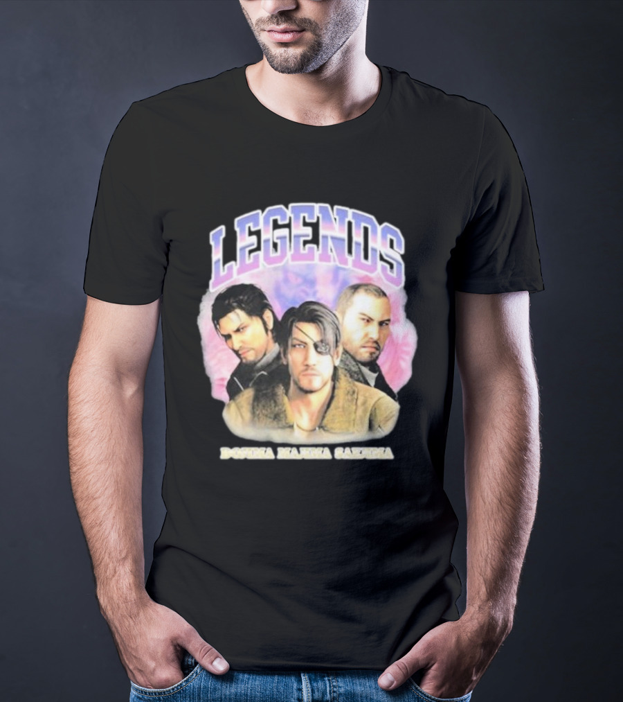 Legends Dojima Majima Saejima Yakuza Series Icons T-Shirt