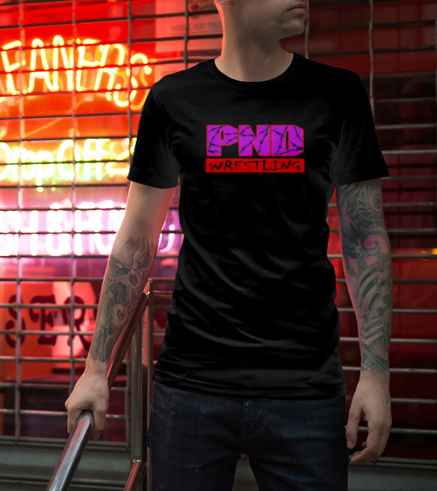 PND Wrestling Barbed Wire T-Shirt