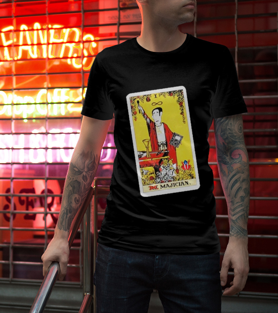 Kurious The Magician Tarot Card I Infinity T-Shirt