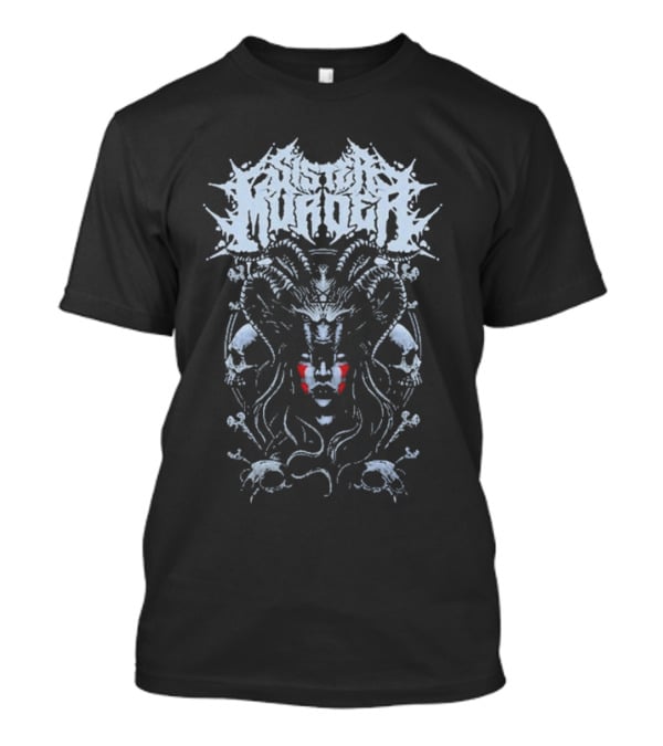 Sister Murder Skull Demon Iconography T-Shirt