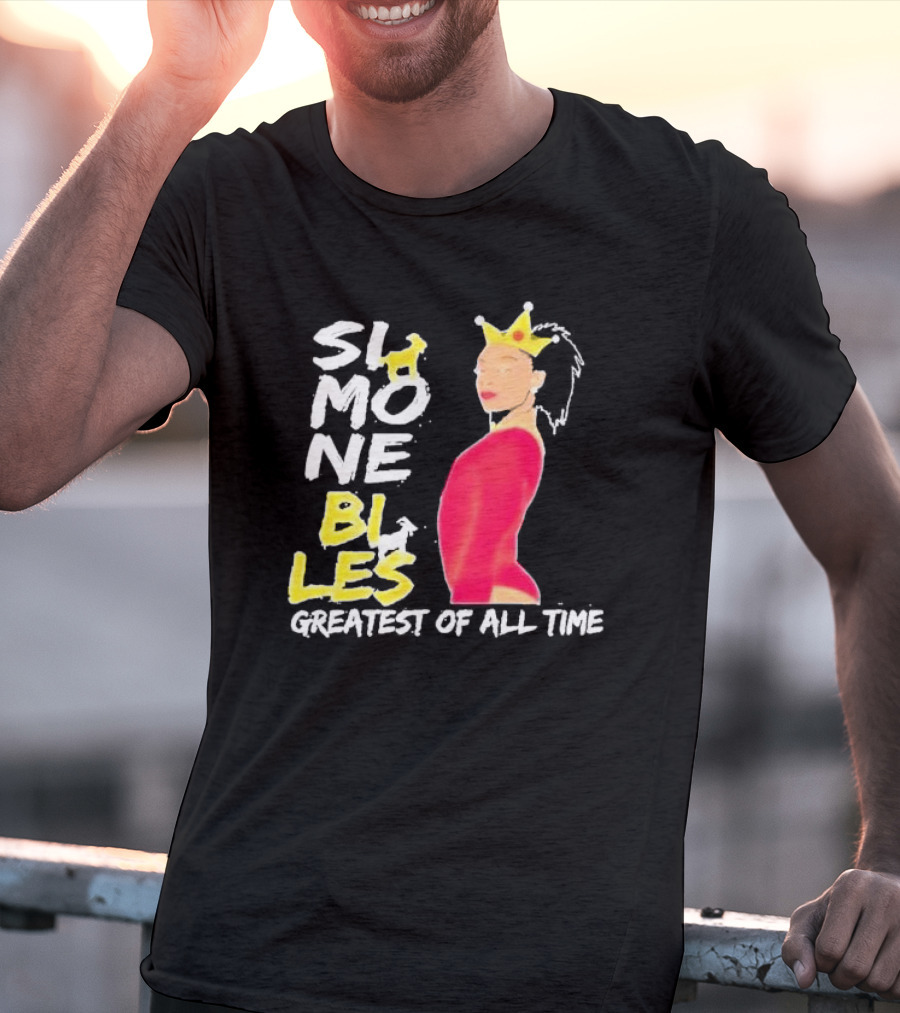 Simone Biles Greatest Of All Time Crowned Gymnast T-Shirt