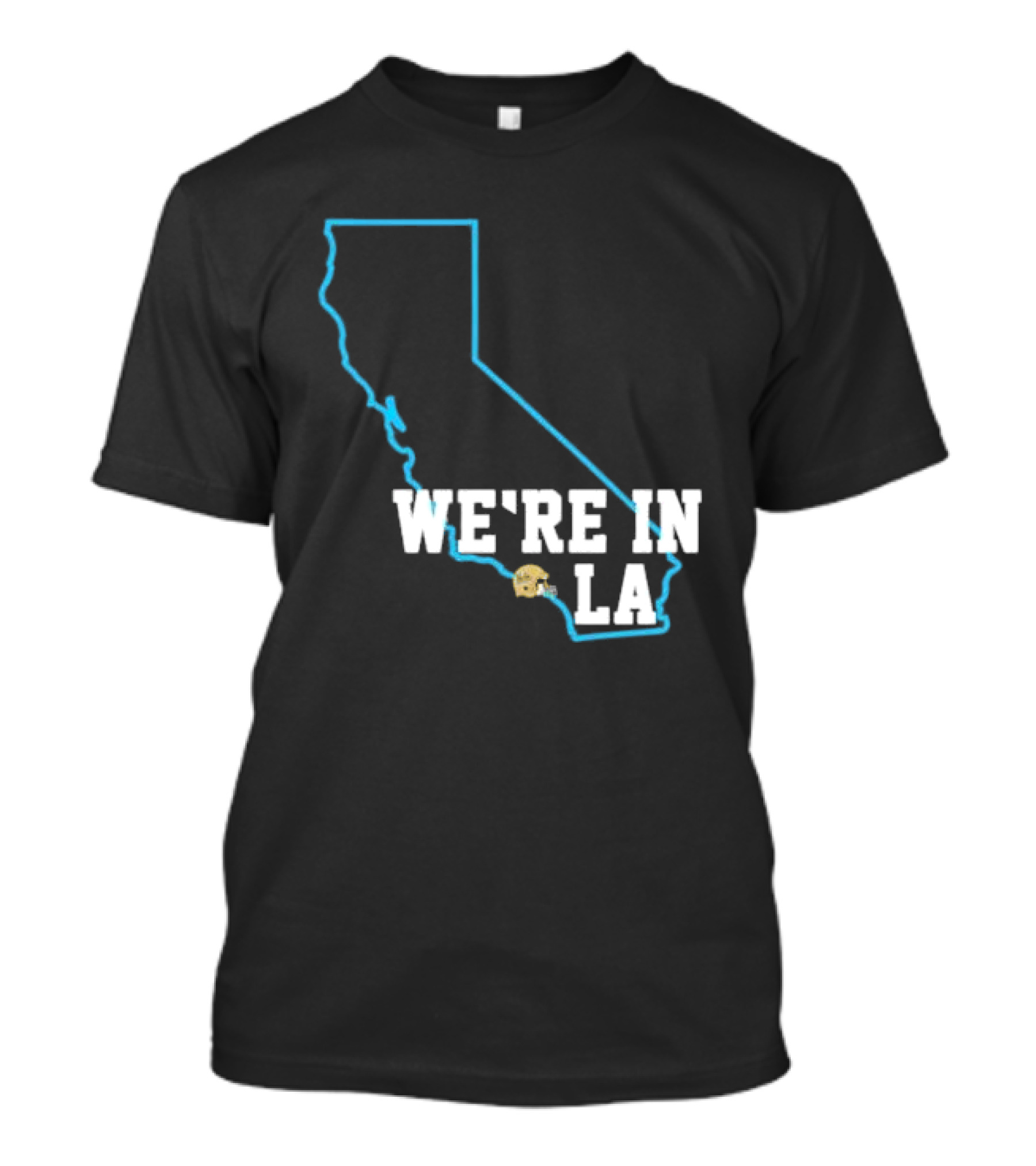 Deshaun Foster We're In LA With California Outline And LA Helmet T-Shirt