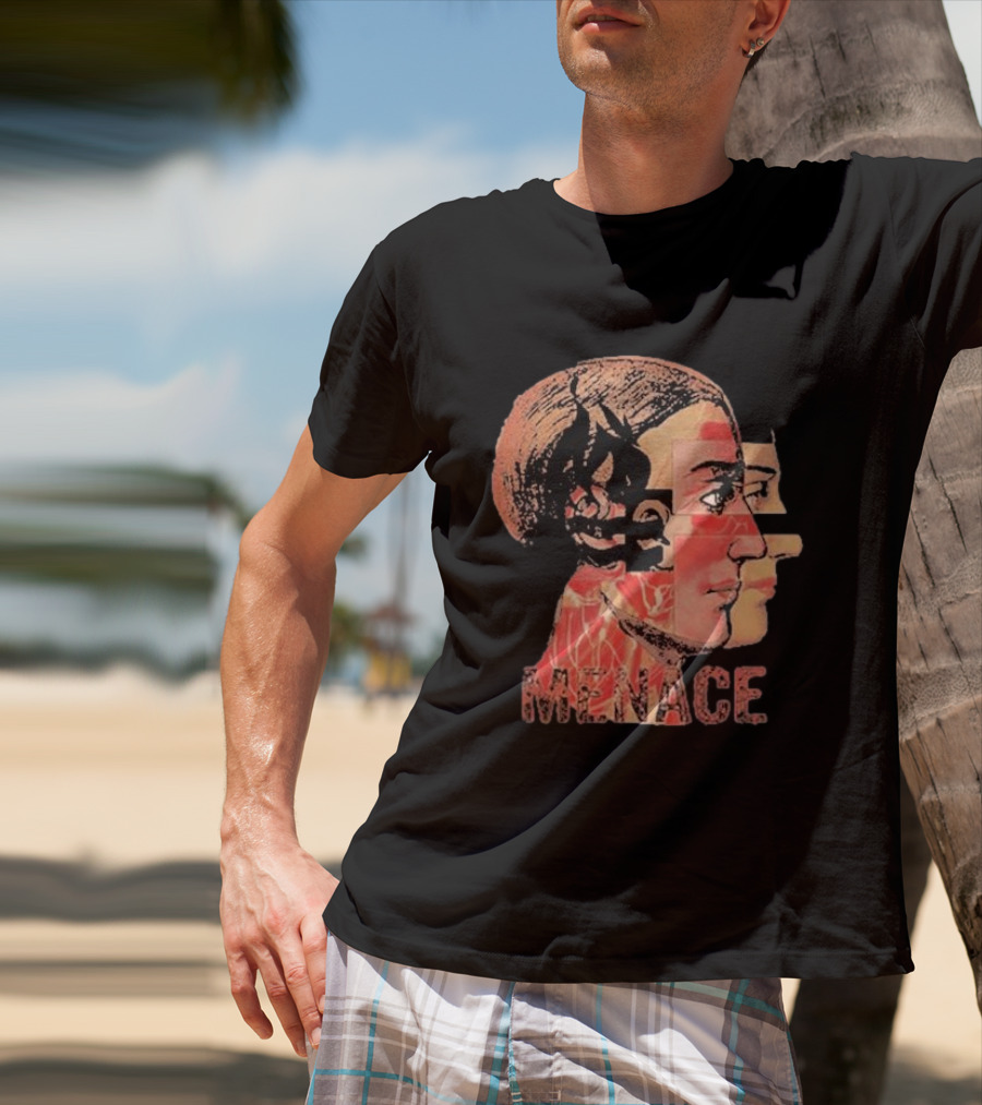 Menace Hot Water Music Dual Profile Head T-Shirt