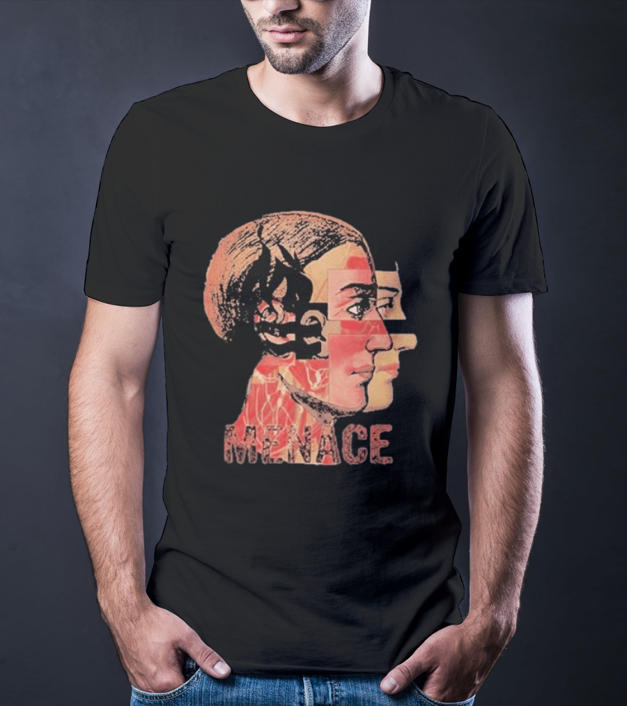 Menace Hot Water Music Dual Profile Head T-Shirt