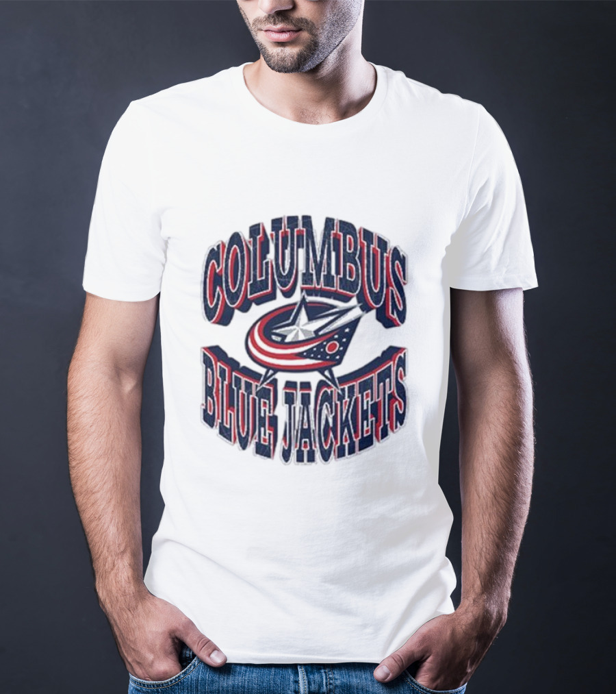 Columbus Blue Jackets Official Team Emblem T-Shirt
