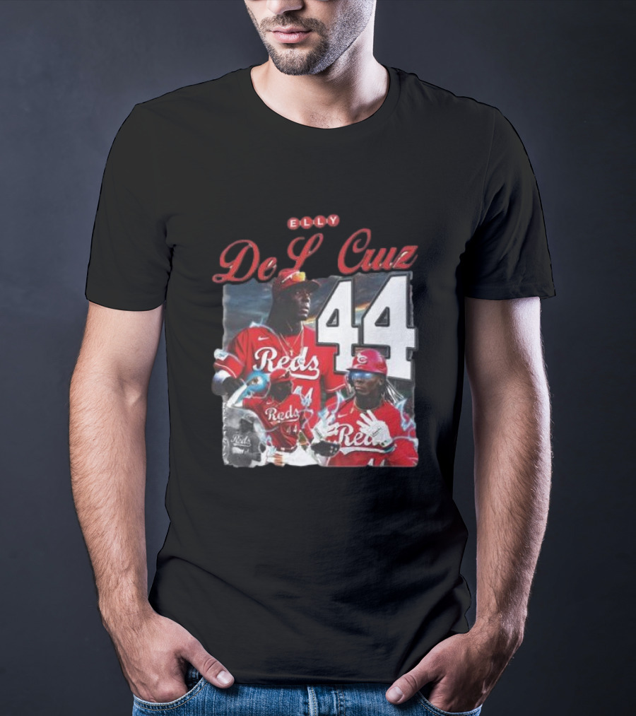 Elly De La Cruz Reds 44 Cincinnati Baseball Electricidad T-Shirt