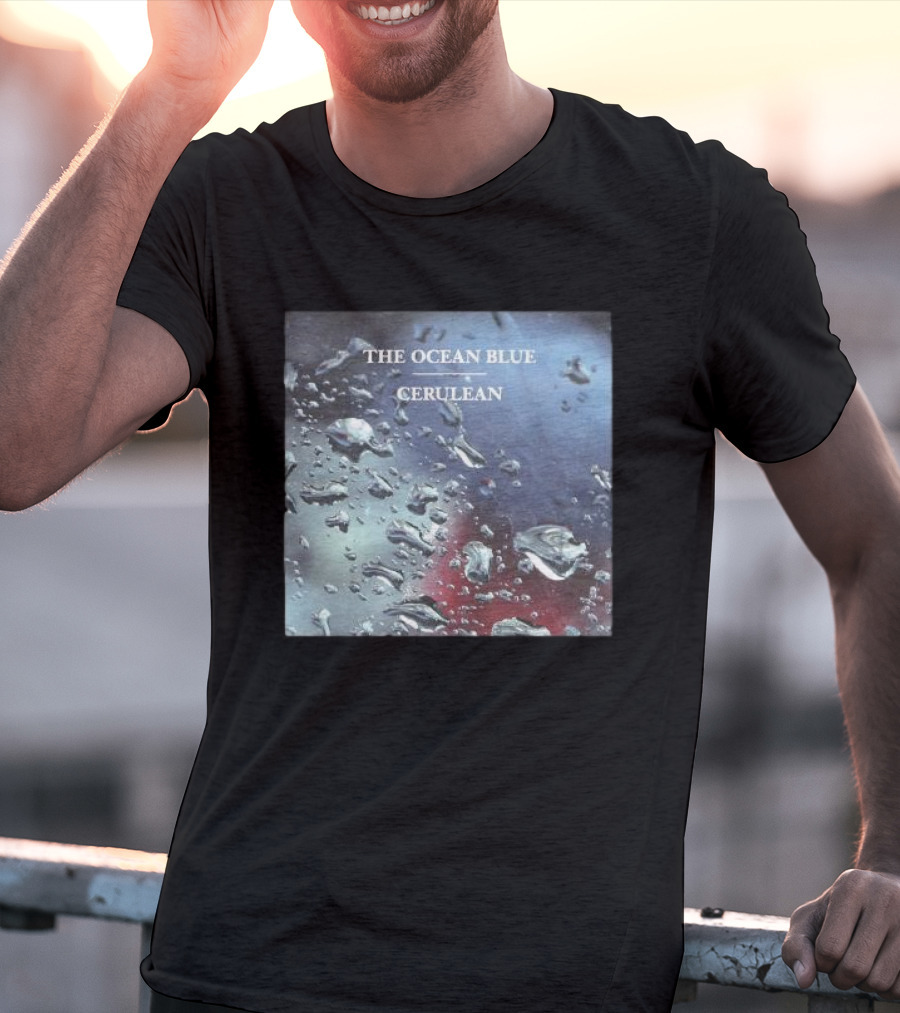 THE OCEAN BLUE CERULEAN Rainwater Reflection T-Shirt