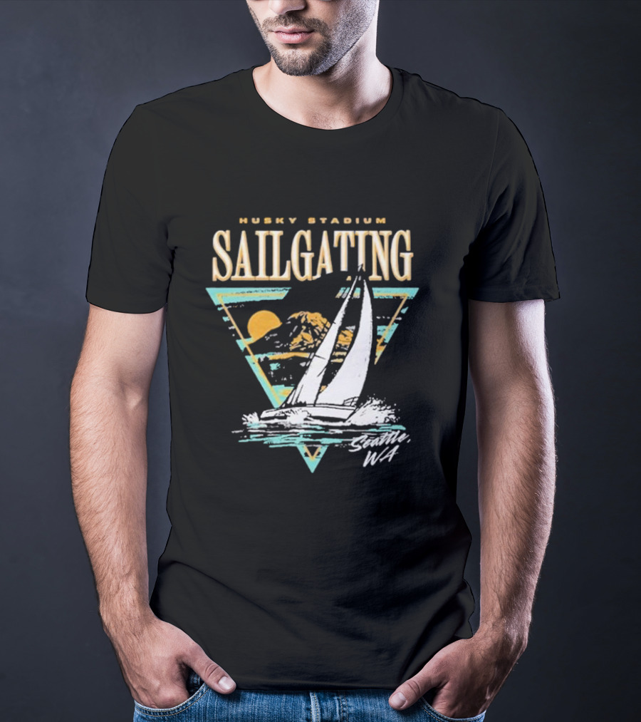 Husky Stadium Sailgating Seattle WA T-Shirt