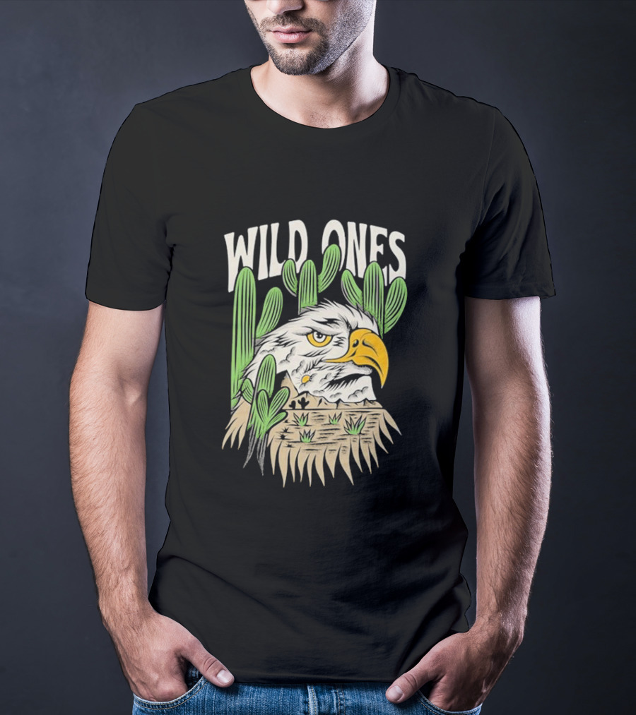 Wild Ones Eagle Desert Landscape T-Shirt