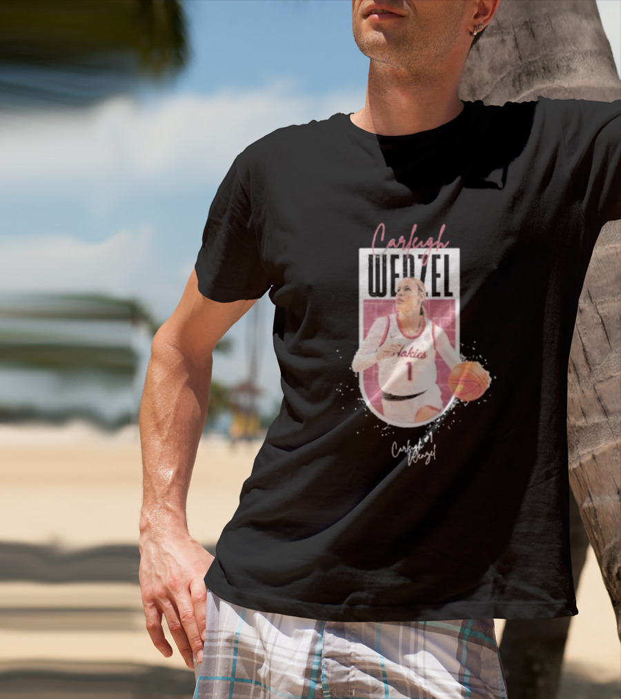 Carleigh Wenzel Hokies Basketball Player Number 1 T-Shirt
