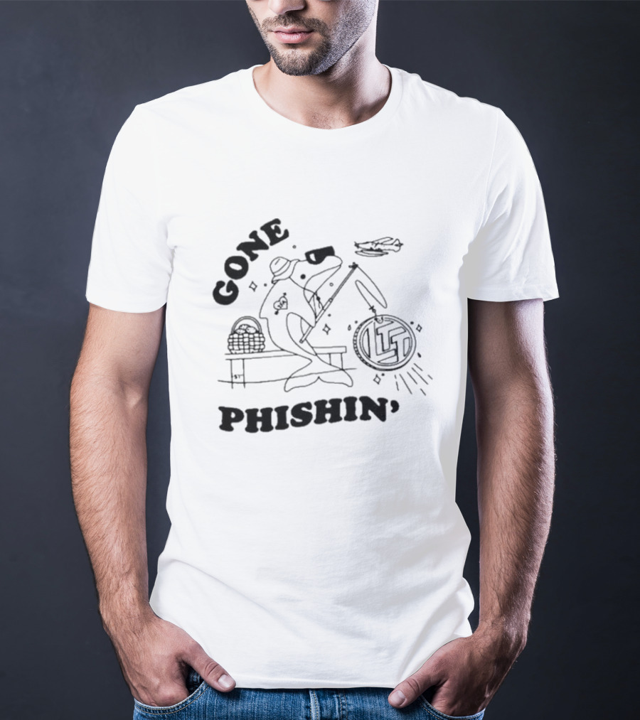 Gone Phishin Miami Dolphins Lure Catch T-Shirt