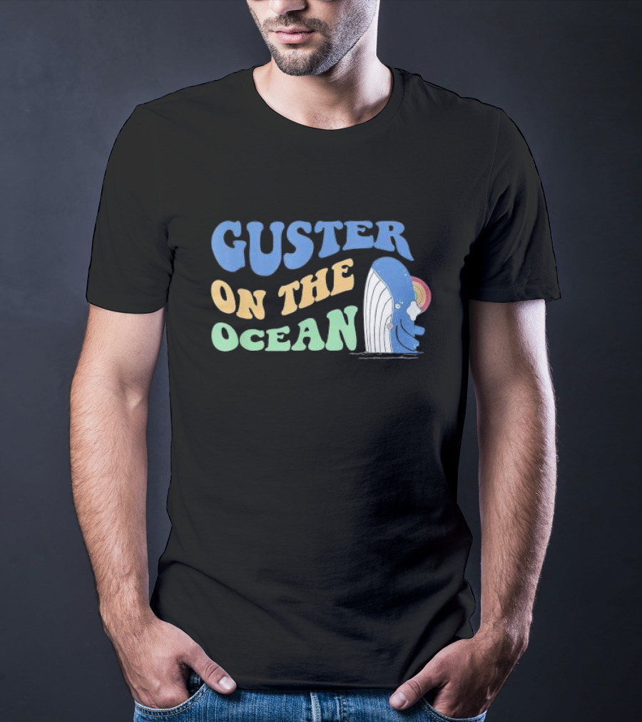 Guster On The Ocean Dolphin Groovy T-Shirt