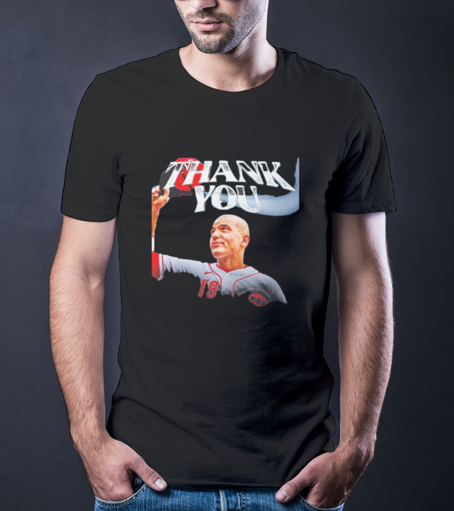 Joey Votto 19 Thank You Reds Baseball T-Shirt