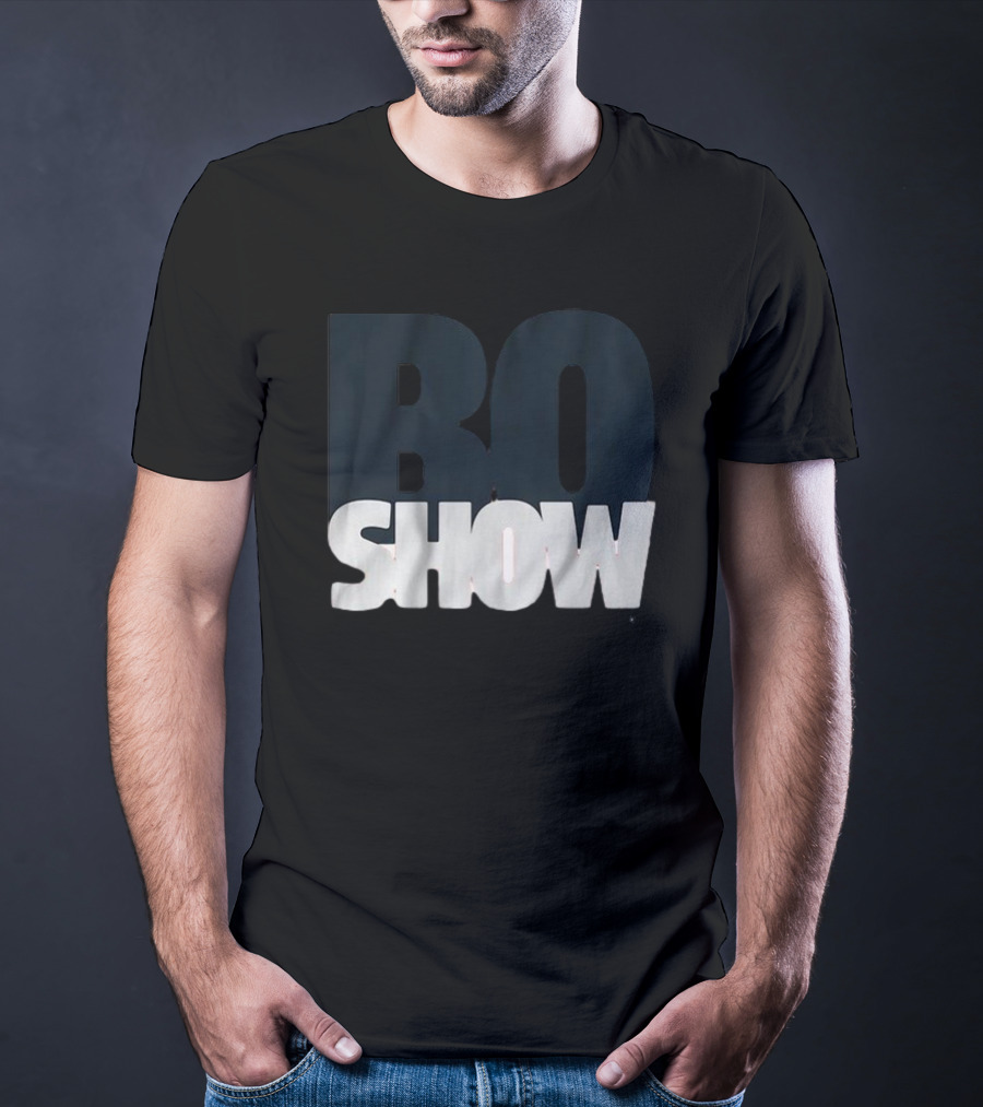 Bo Nix The Bo Show Dark Bold Minimalist Text T-Shirt