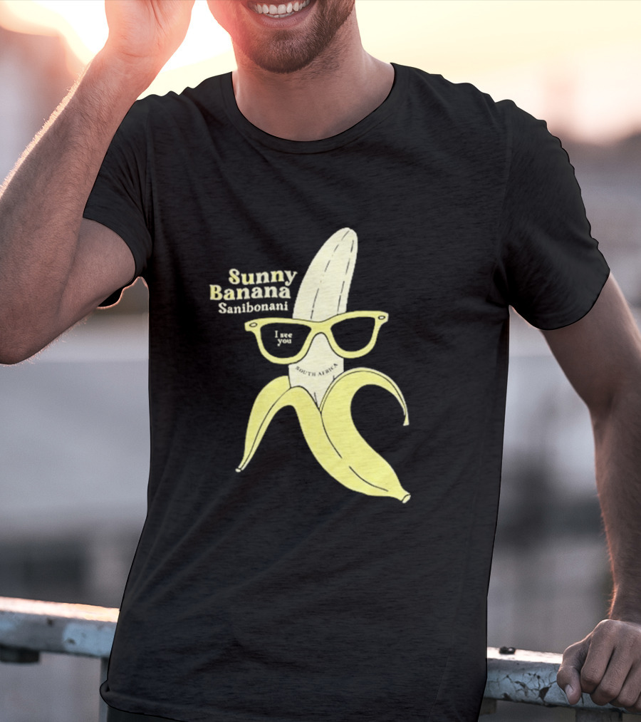 Sunny Banana Sanibonani I See You South Africa T-Shirt