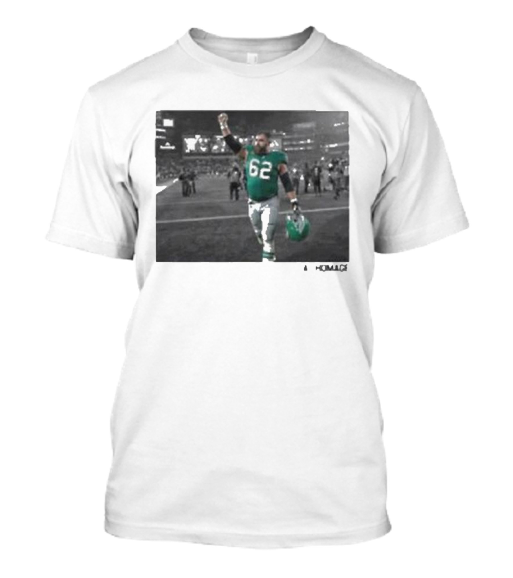 Travis Kelce Jason Kelce Pay Homage Number 62 Football Stadium T-Shirt