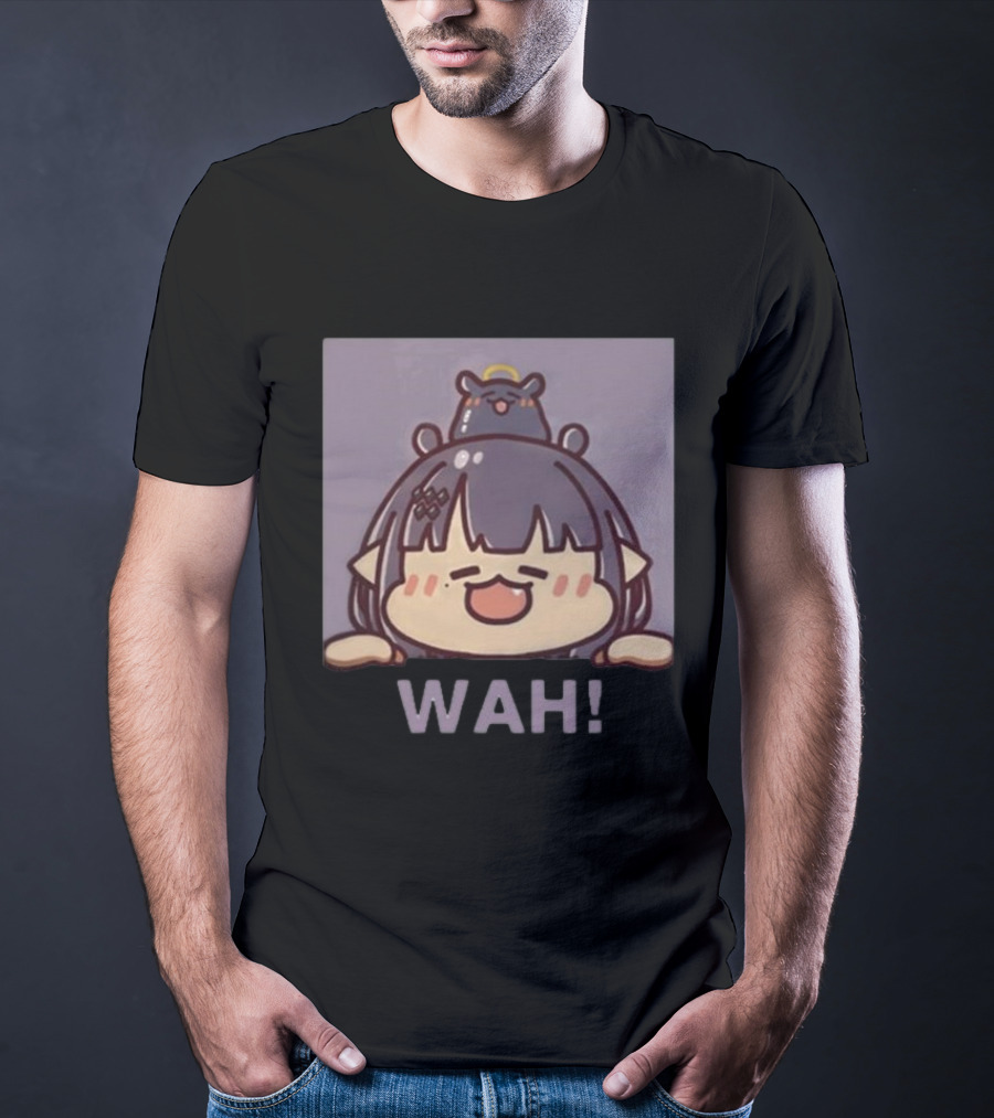 Hololive WAH Win All Heart Cute Anime Character T-Shirt