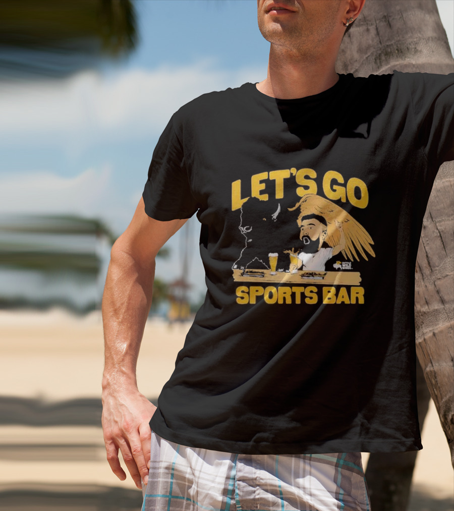 Let's Go Sports Bar Buffalo Wild Wings X Jason Kelce T-Shirt