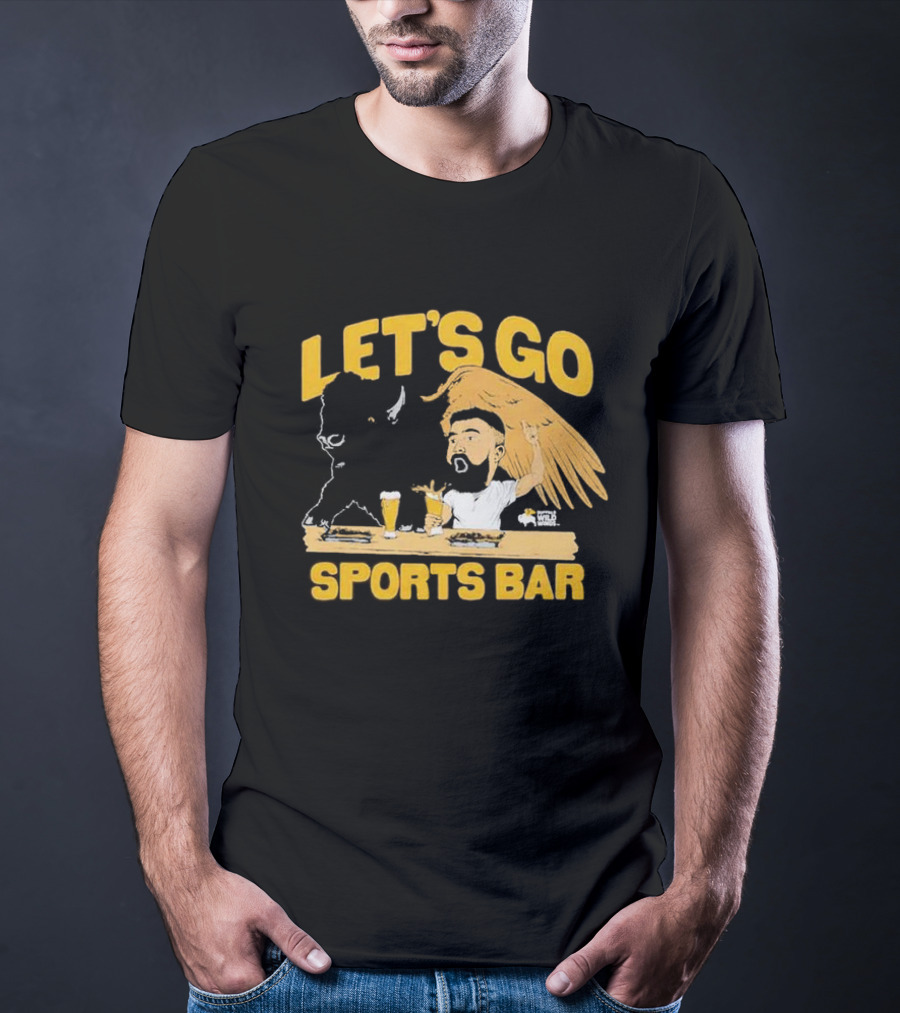 Let's Go Sports Bar Buffalo Wild Wings X Jason Kelce T-Shirt
