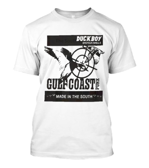 Duckboy Shotgun Shells Gulf Coast Punk Made In The South 12ga T-Shirt