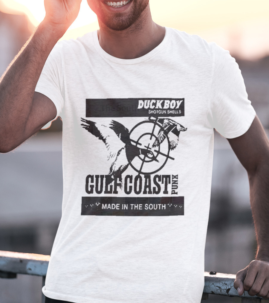 Duckboy Shotgun Shells Gulf Coast Punk Made In The South 12ga T-Shirt