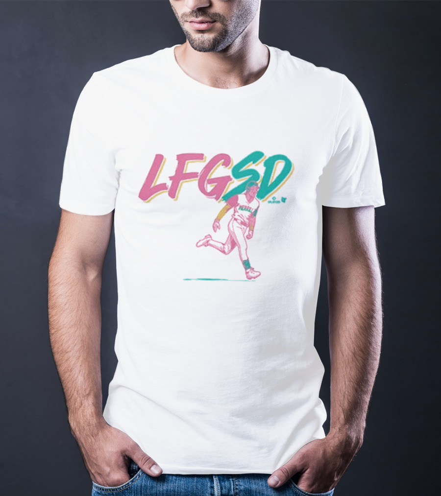 Jackson Merrill LFGSD Neon Baseball Running T-Shirt
