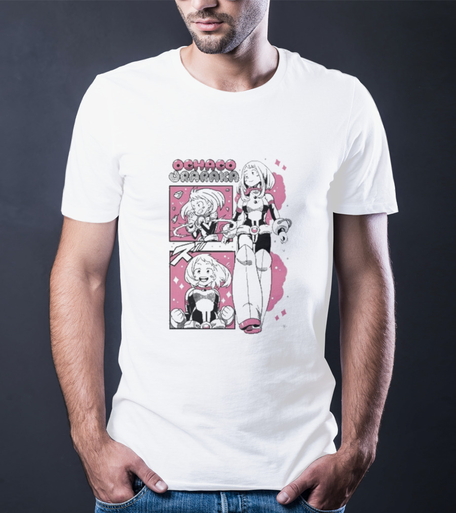 Ochaco Uraraka Boku No Hero Manga Panel T-Shirt