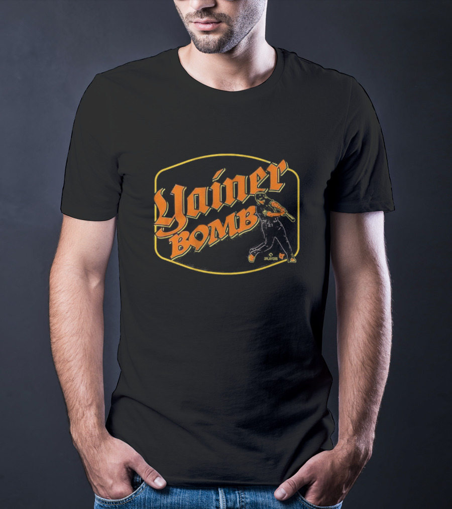 Yainer Diaz Yainer Bomb Baseball Players T-Shirt
