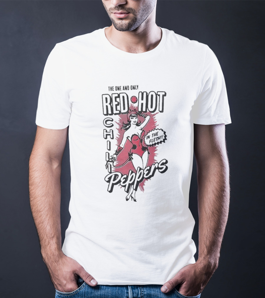 The One And Only Red Hot Chili Peppers In The Flesh T-Shirt