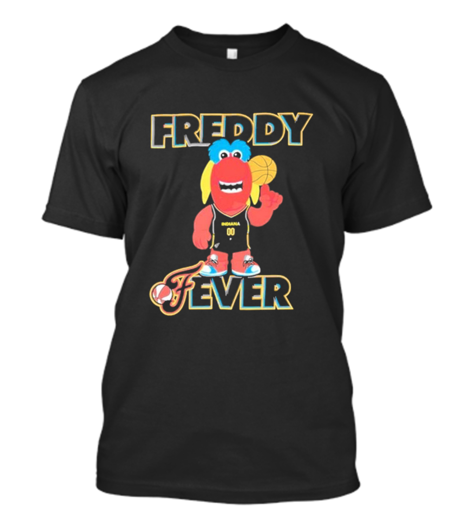 Freddy Fever Indiana Fever Basketball Mascot T-Shirt