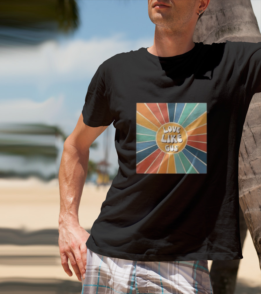 Love Like Gus Retro Sunshine Stripes T-Shirt