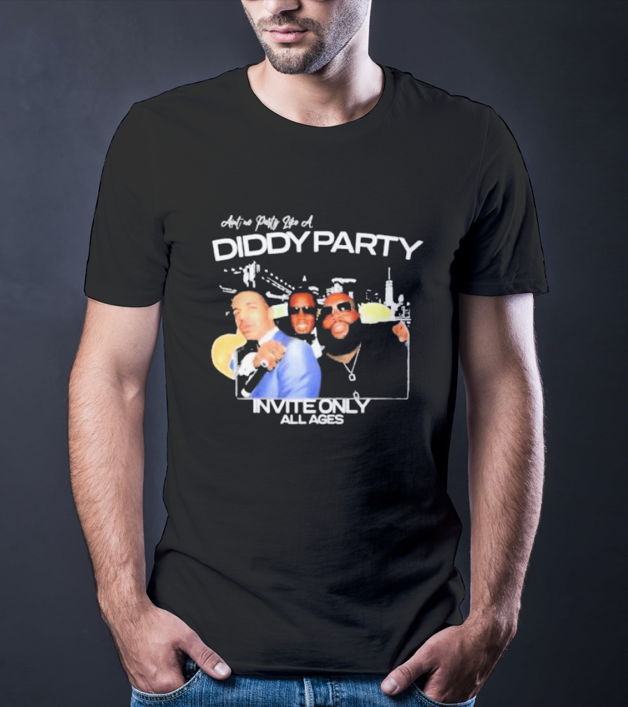 Ain’t No Party Like A Diddy Party Invite Only All Ages City Skyline T-Shirt
