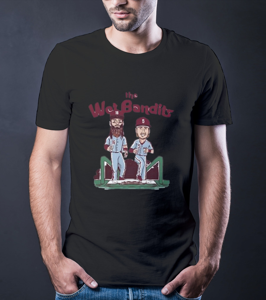 Brandon Marsh Bryson Stott The Wet Bandits Philadelphia Phillies MLB T-Shirt