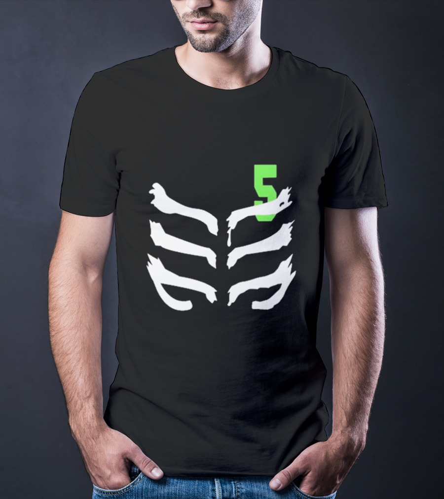 Lloyd Garmadon Ninjago Energy Elemental Symbol Number 5 T-Shirt