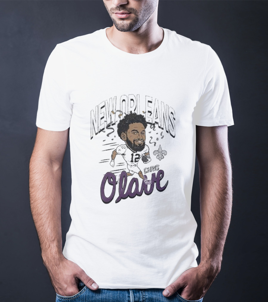 New Orleans Saints Chris Olave 12 T-Shirt
