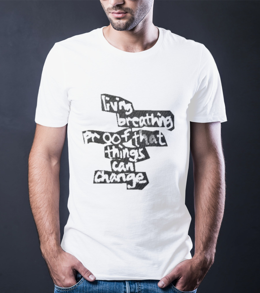 Living Breathing Proof That Things Can Change Chandlerd Moore In Yellow T-Shirt