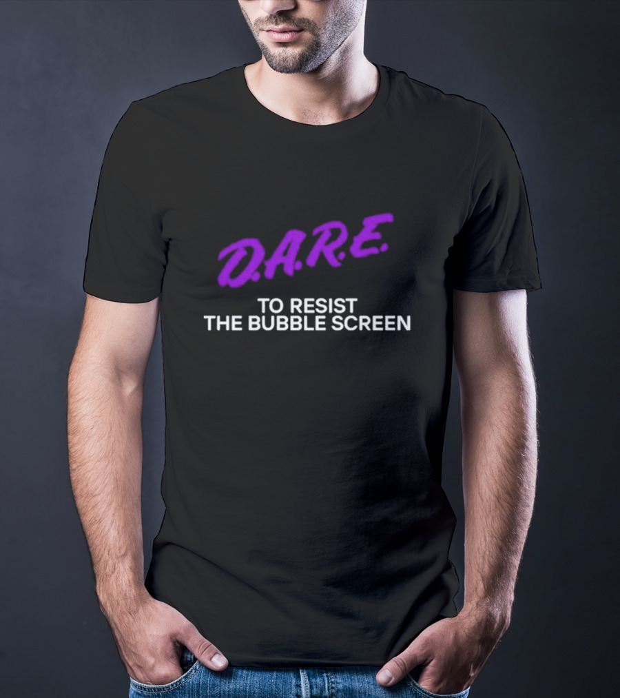 Clemson Tigers D.A.R.E. To Resist The Bubble Screen T-Shirt