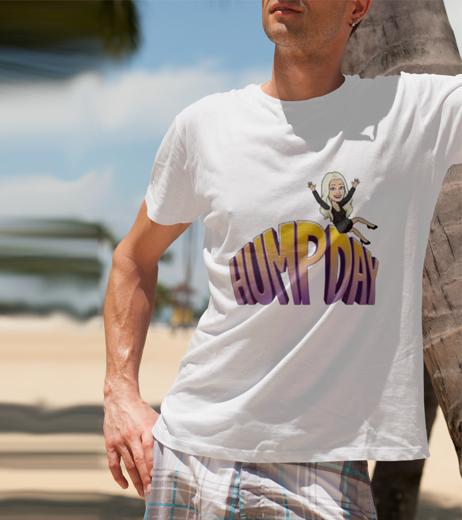 Debbie Quasimodo Hump Day Cartoon Character Text T-Shirt