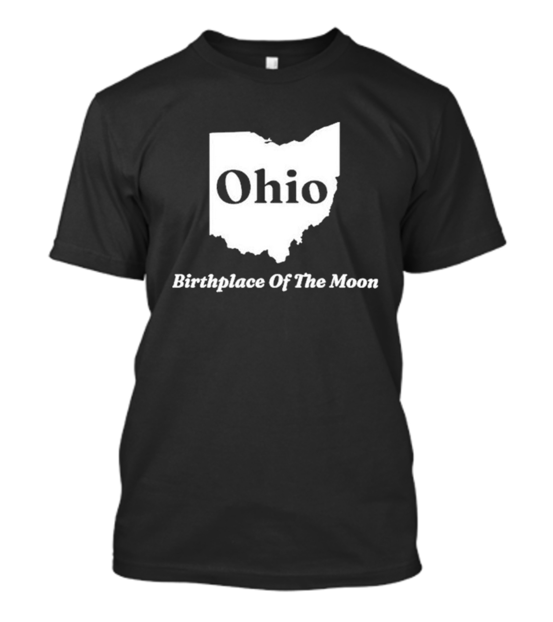 Ohio Birthplace Of The Moon State Map T-Shirt