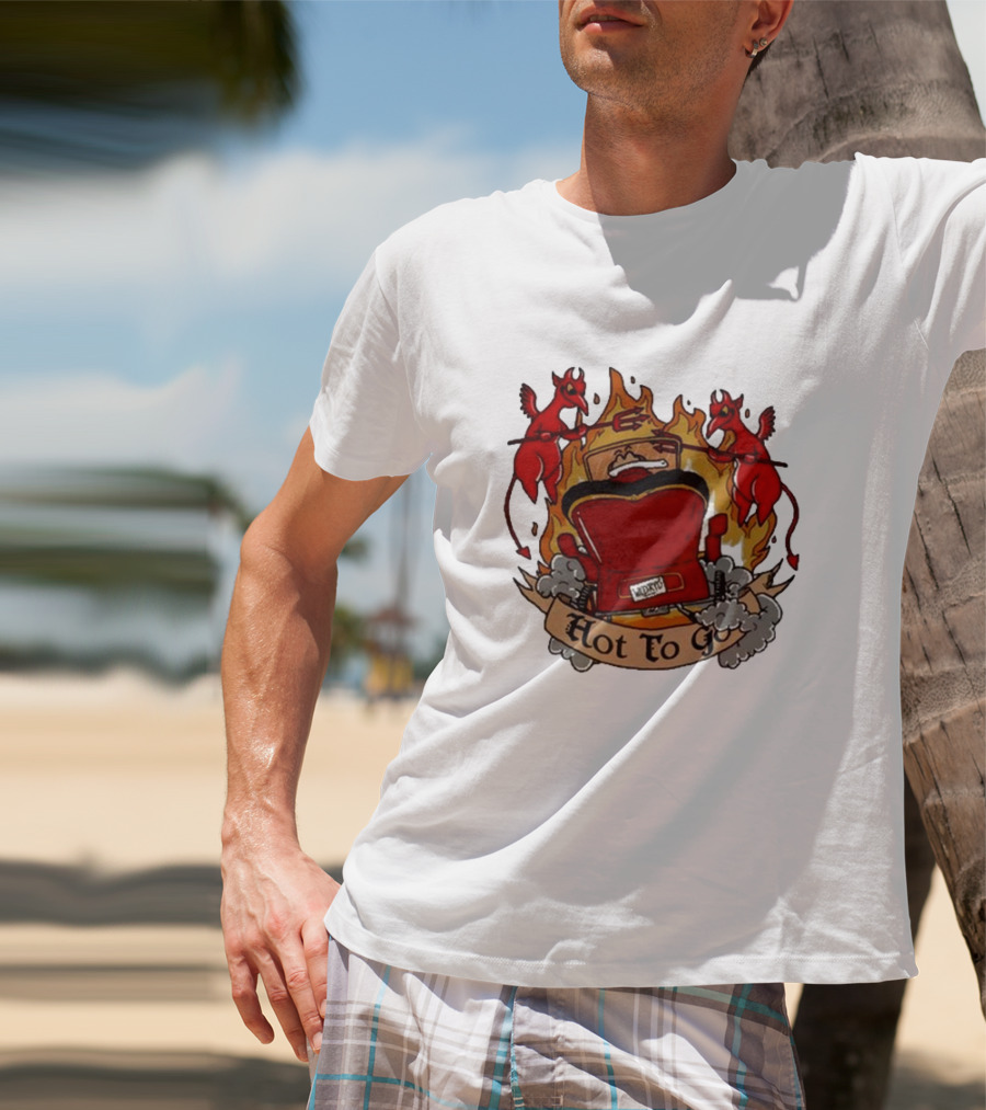 Hot To Go Flames Racing Devils Ryan L Wldryd T-Shirt