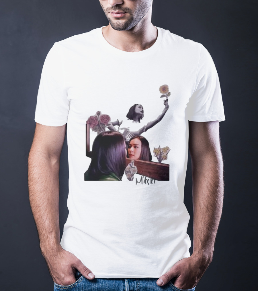 Mitski Collage With Flowers And Reflective T-Shirt