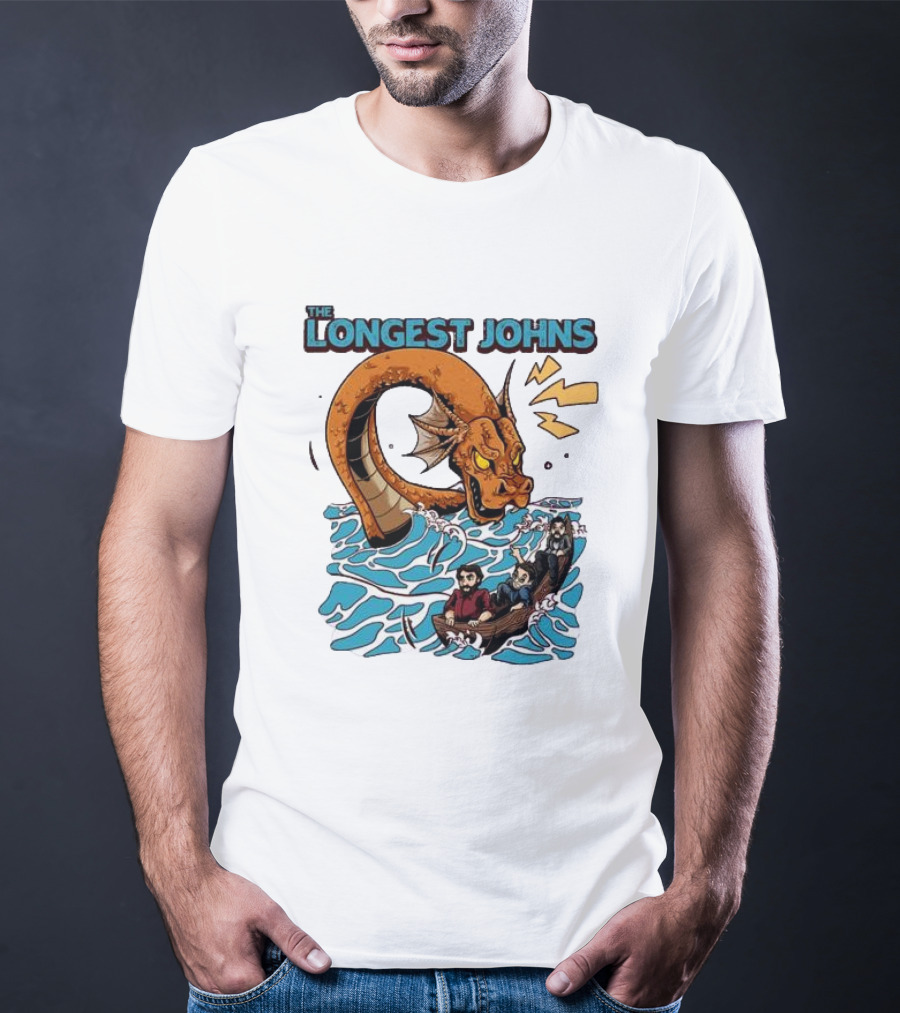 The Longest Johns Sea Monster Adventure Rowboat Journey T-Shirt