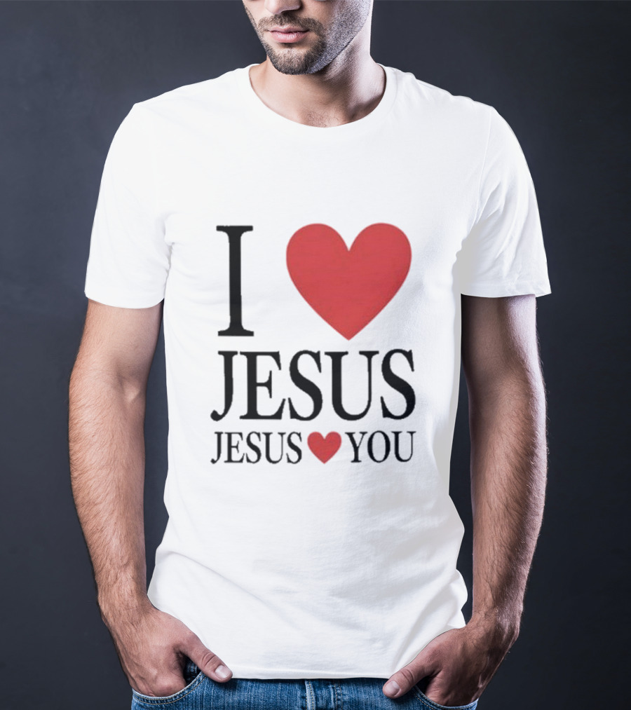 Bryce Crawford I Heart Jesus Jesus Loves You T-Shirt