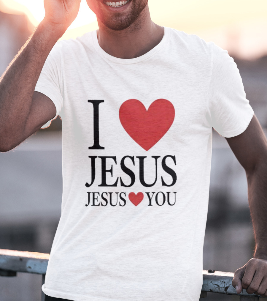 Bryce Crawford I Heart Jesus Jesus Loves You T-Shirt